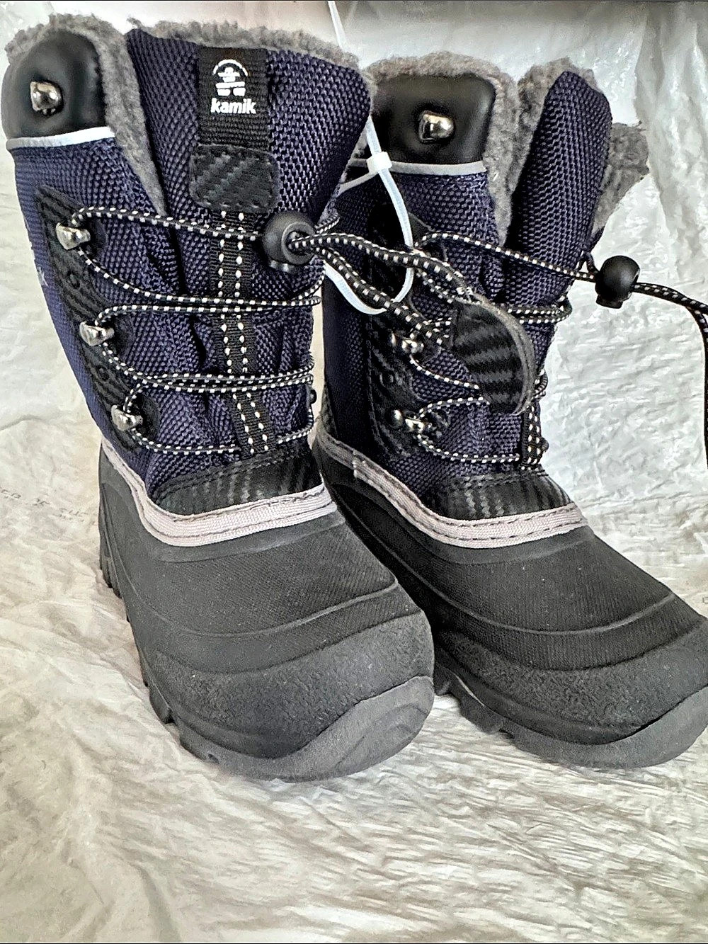 Kamik Luke 3 Winter Boots Black & Purple US 11